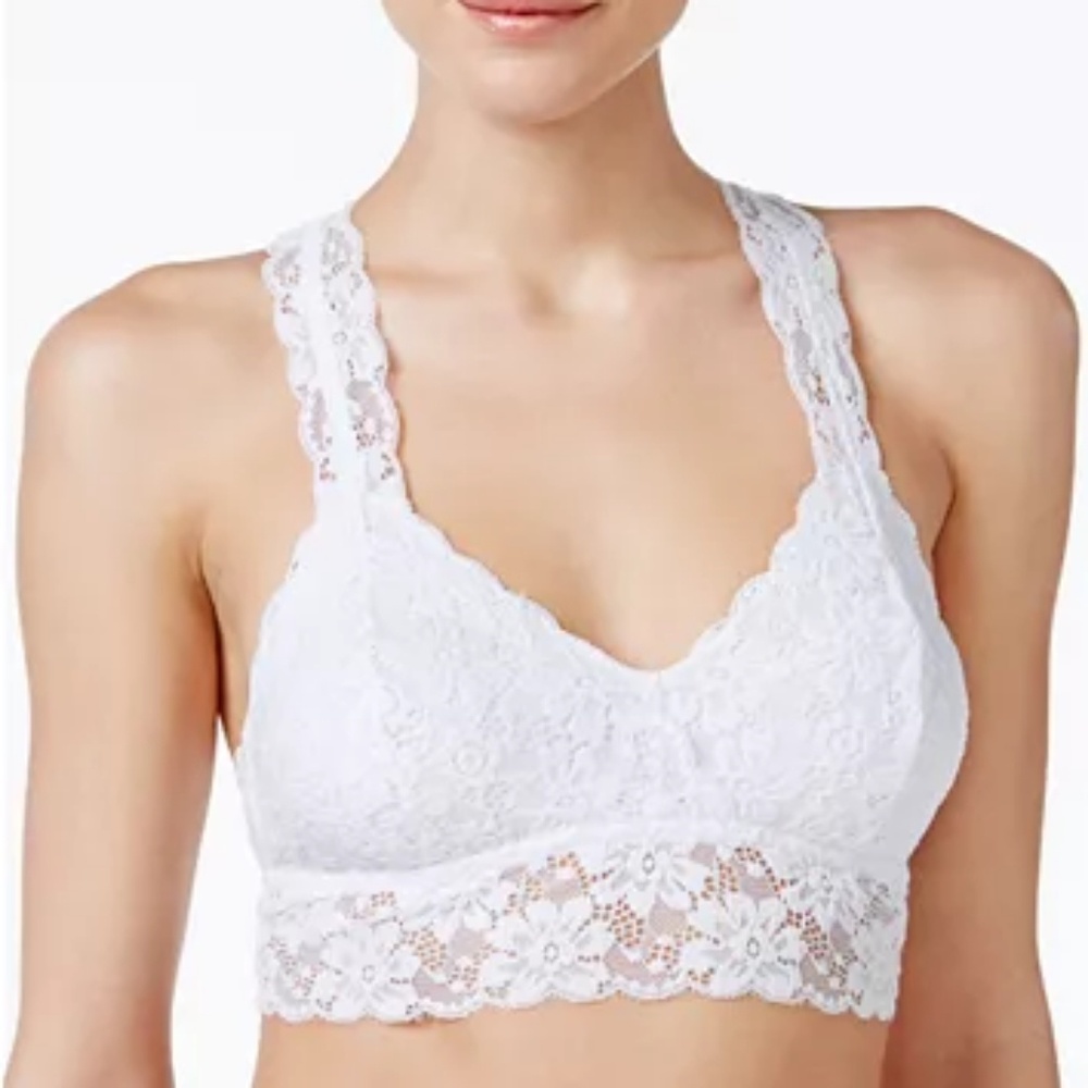 Daisy White Lace Bralette
